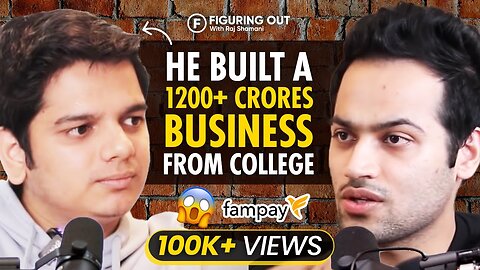 Sambhav Jain, FamPay Founder Has Made Personal Finance EASY For Students - FO 15 | Raj Shamani