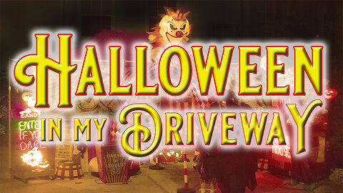 Halloween in my Driveway