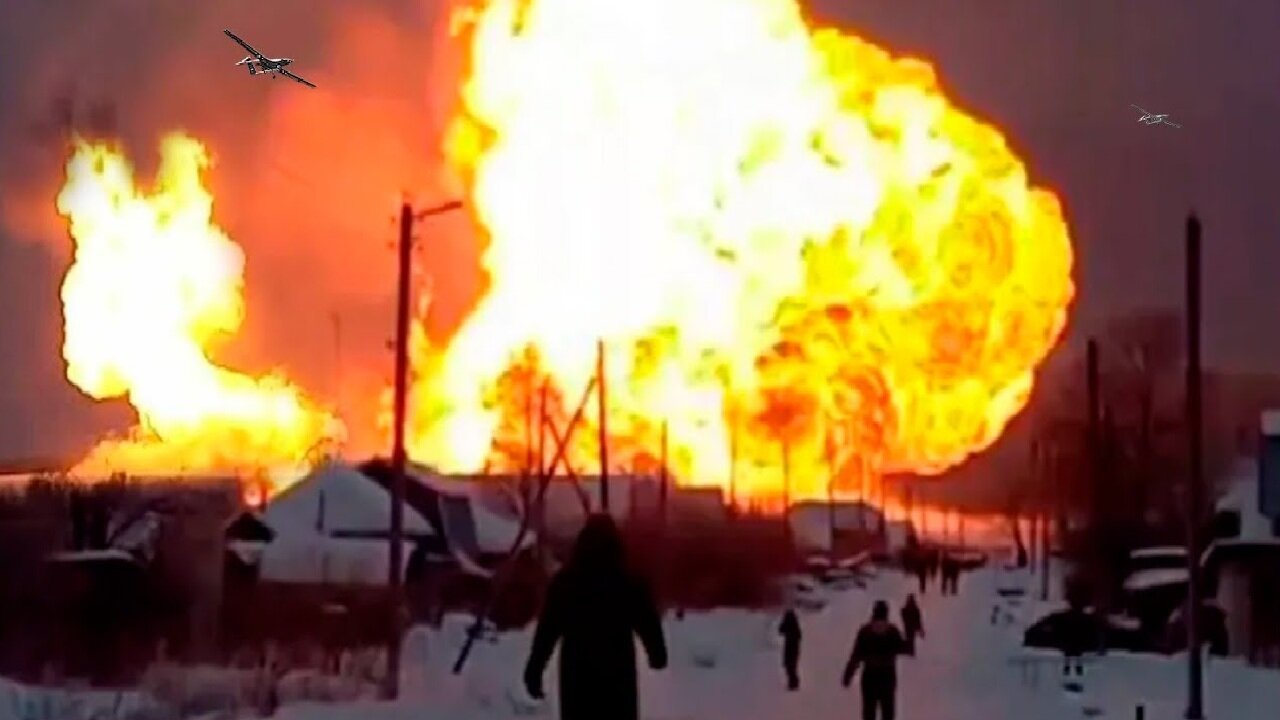 Double blow - Ukrainian drone of new type attacks oil pipelines along Russian-Belarusian border🌍