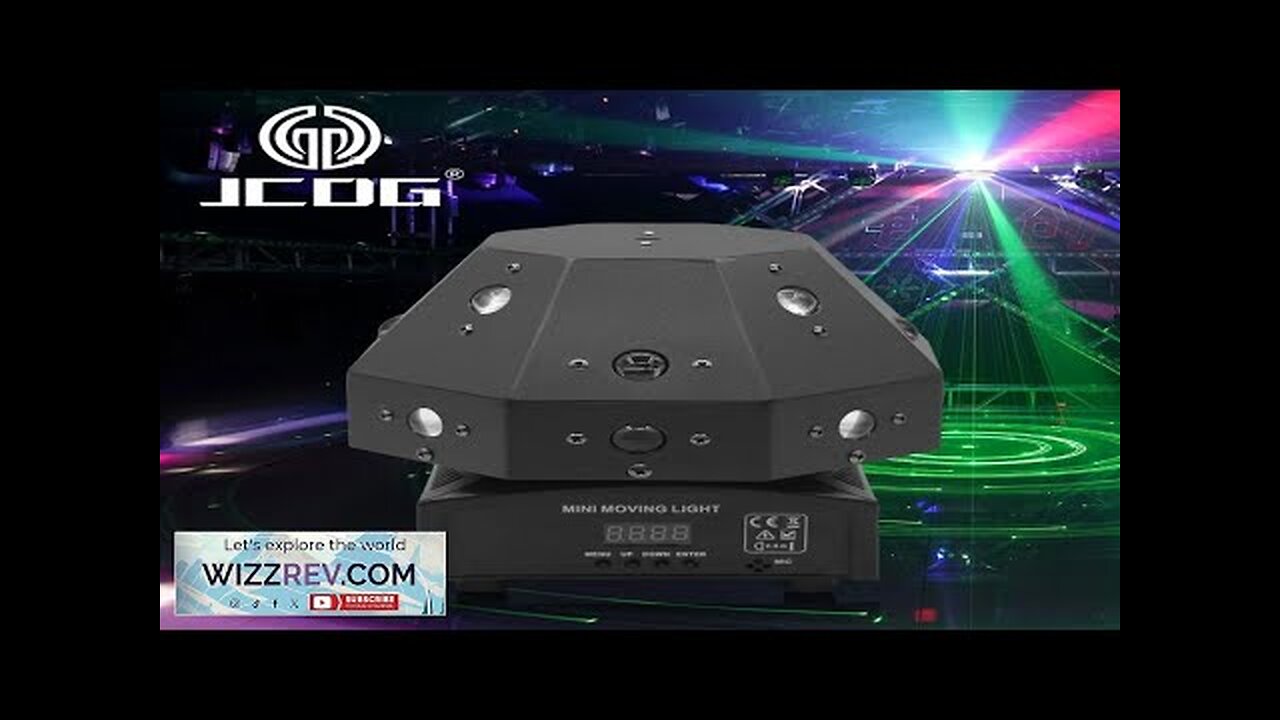 JCDG 16X3W Full Aluminum Beam Lighting DMX512 Moving Head Lights Football Laser Review