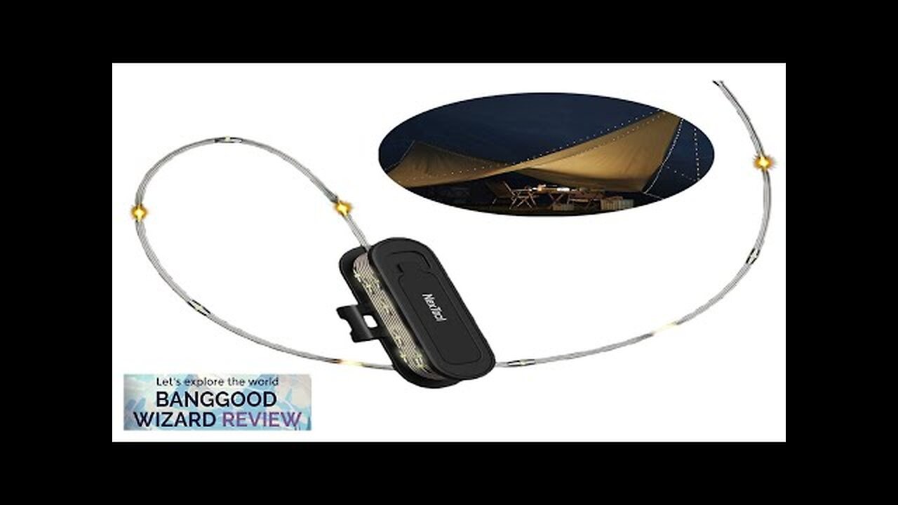 NexTool Multi-Functional Twinkle Ambient Light with 2M Strip Waterproof Outdoor Camping Review