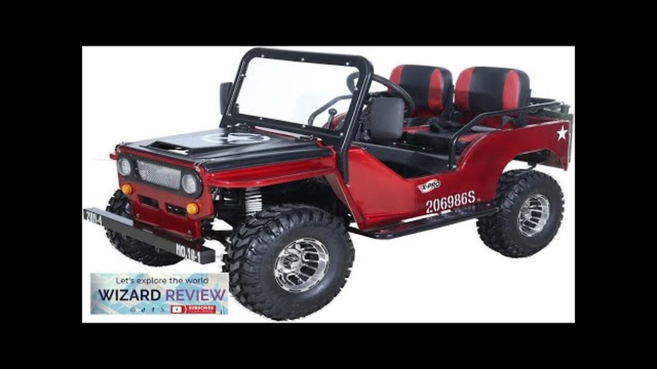 X-PRO 125cc Go Kart with 3-Speed Semi-Automatic Transmission w/Reverse Big 18" Aluminium Review