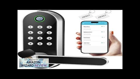 Smart Door Lock Keyless Fingerprint: Sifely Smart Lock Front Door, Keyless Entry Review