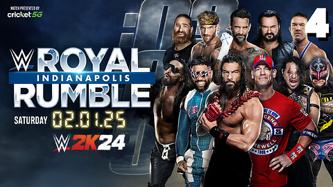 WWE 2K24 Royal Rumble February 1st 2025 - Main Event Jey Uso!