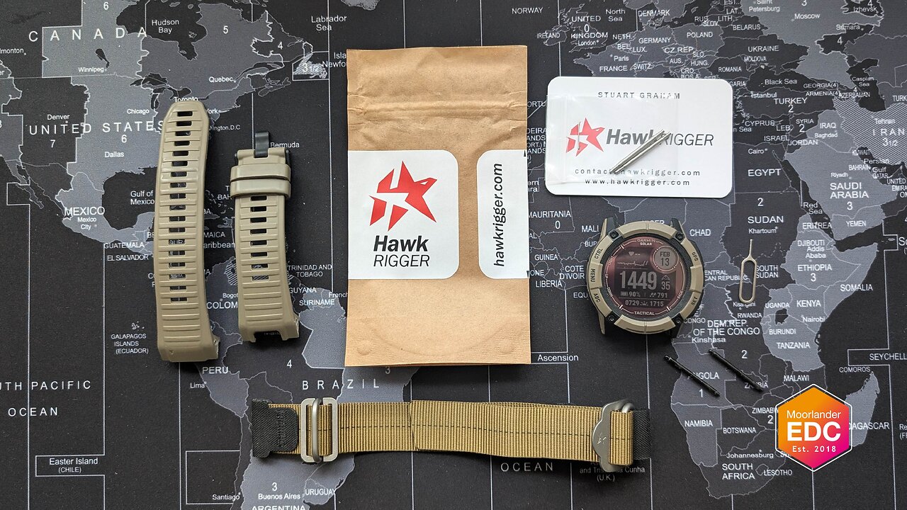 BEST Webbing Garmin INSTINCT STRAP - Hawkrigger Airborne 26mm