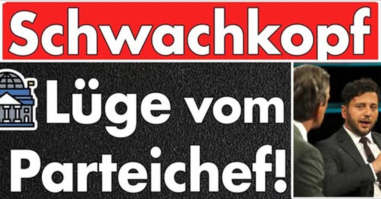 Schwachkopf-Lüge vom Grünen-Parteichef zur Habeck-Hausdurchsuchung! Markus Lanz widerspricht nicht!