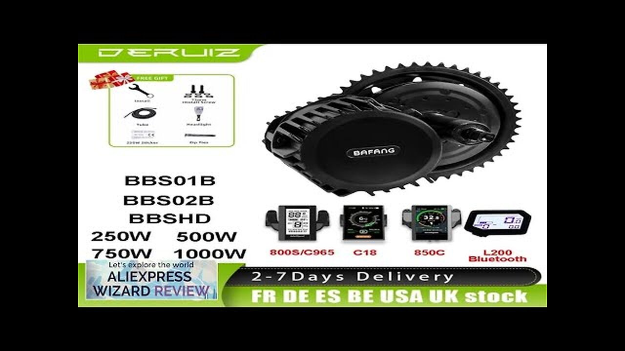 Bafang Motor BBS01B BBS01 250W 350W 500W BBS02 BBS02B 750W BBSHD BBS03 Review