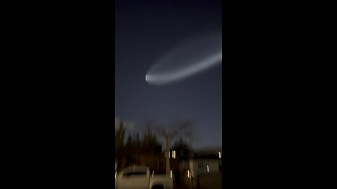 Tesla Rocket Launch/Star Link Satellite Outside My house