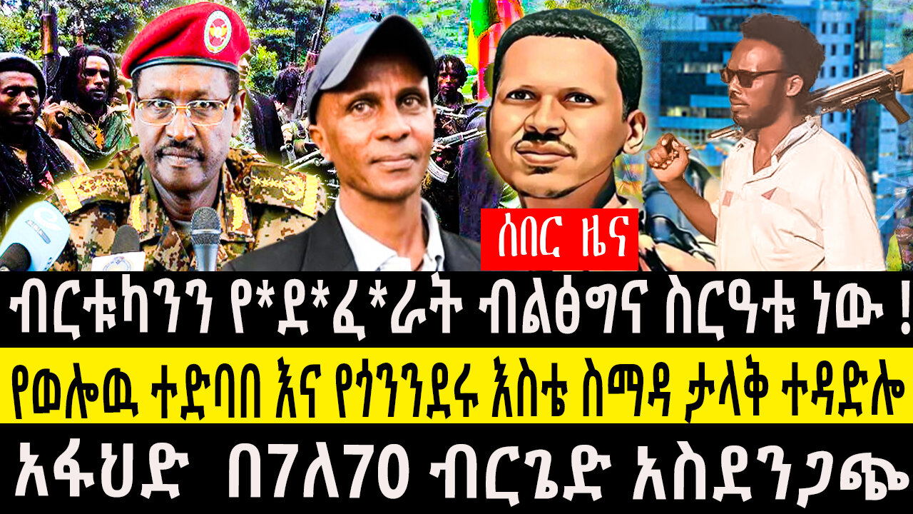 ብርቱካንን የ*ደ*ፈ*ራት ብልፅግና ስርዓቱ ነው !የወሎዉ ተድባበ እና የጎንንደሩ እስቴ ስማዳ ታላቅ ተዳድሎ/አፋህድ በ7ለ70 ብርጌድ አስደንጋጭ