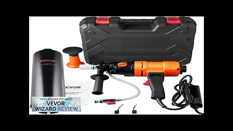 VEVOR Diamond Core Drilling Machine 4in Handheld Wet Concrete Core Drill Rig Review