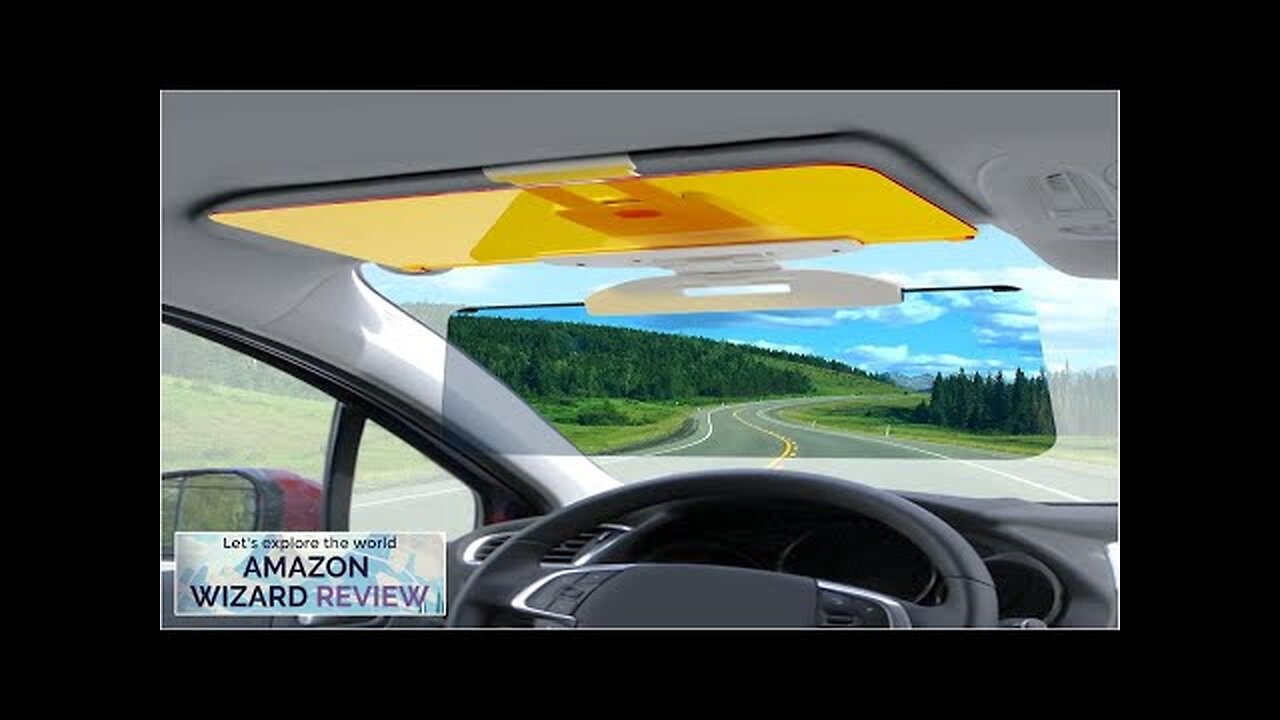 Sun Visor Extender for Car Upgraded Anti-Glare Polarized Car Visor Extender Sun Review