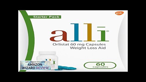 alli Diet Weight Loss Supplement Pills Orlistat 60mg Capsules Starter Pack Non Review