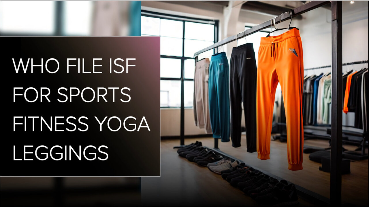 Who Should File the ISF for Sports Leggings? Find Out Now!