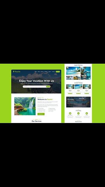 🌐 Tour & Travel Website Design 🌟 React TypeScript || With Source Code