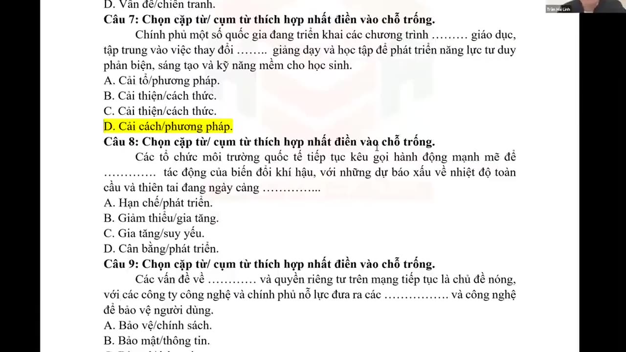 VĂN BUỔI 42 : CHỮA ĐỀ