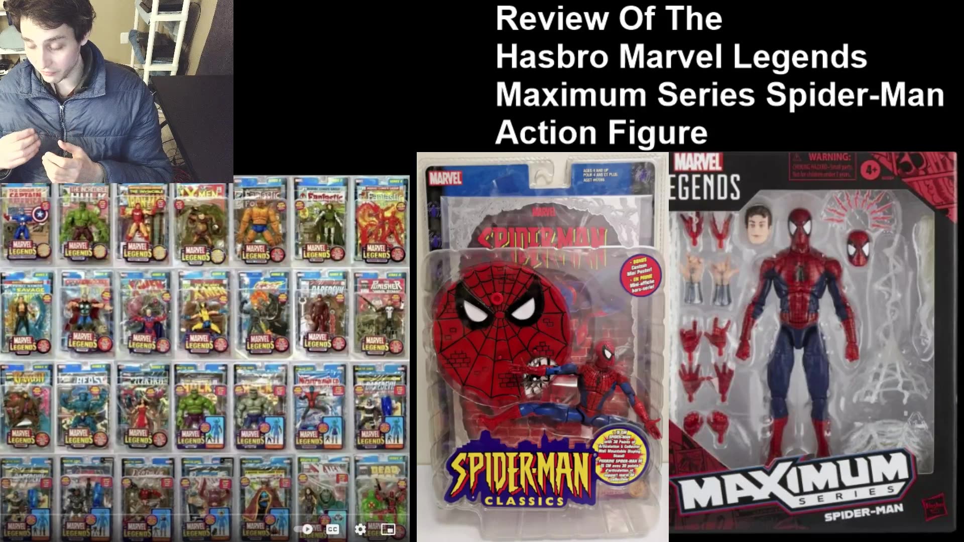 Review Of Hasbro Marvel Legends Maximum Series Spider Man Action Figure Review Score Rating Of 2/10