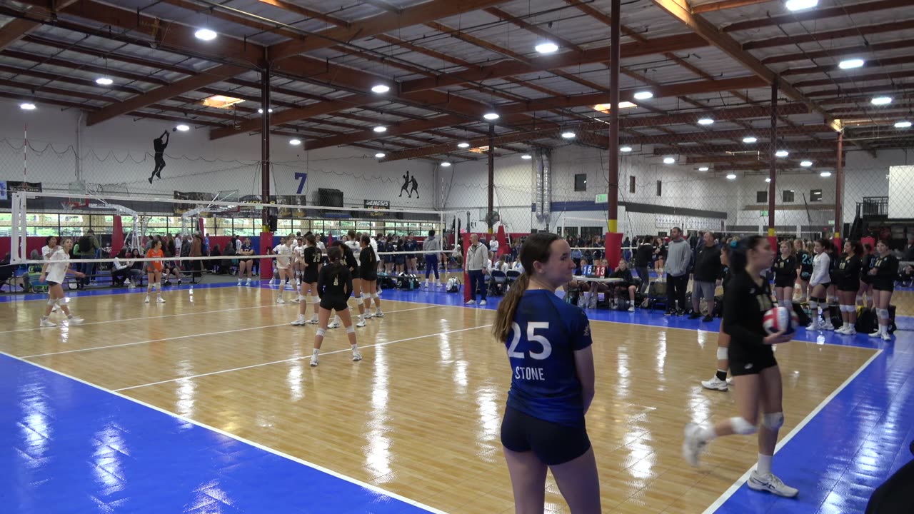 u15 girls volleyball match game 3