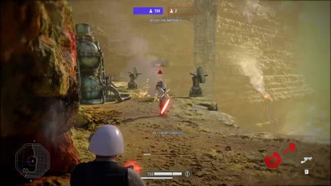 Star Wars Battlefront II 2017: Arcade Team Battle Kessel 2V2 (Rebels vs Stormtrooper) Gameplay