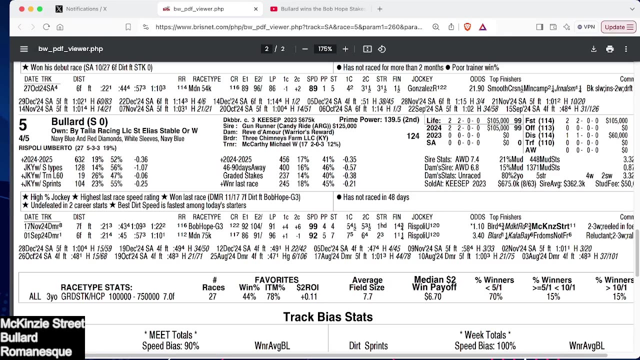 Capping Corner - San Vicente Stakes 2025 at Santa Anita Park - Kentucky Derby 2025 Prep Race