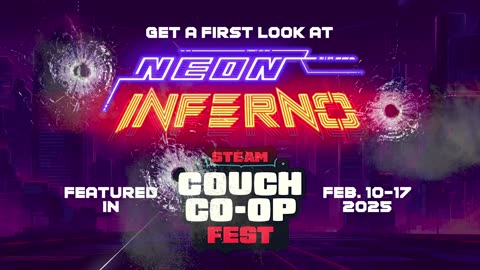 Neon Inferno - Official Publisher Announcement Trailer