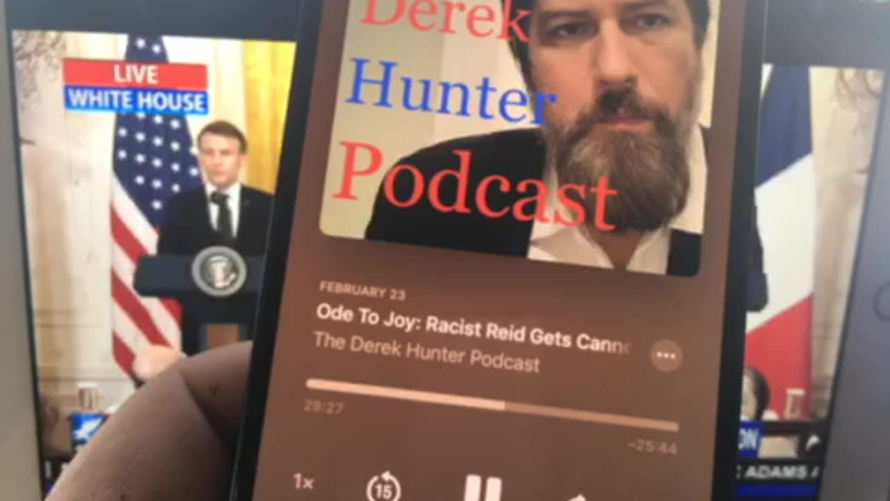 Derek Hunter 02/24/25 p 03 President Donald J Trump thanks for coming golden timeline