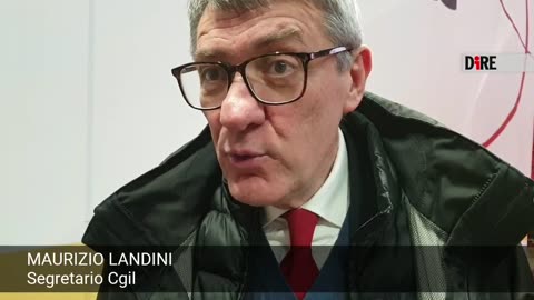 Bologna - GOVERNO. LANDINI ALLA CISL: NON E' TRATTATIVA, VUOLE IMPORRE (13.02.25)