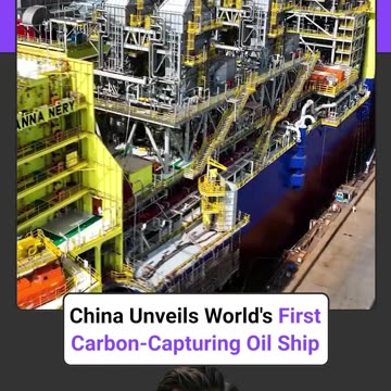 Unveiling World’s First Carbon- Capturing Oil Ship 🚢 🌎
