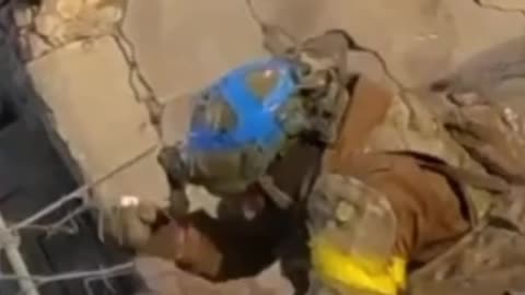 Helmet saves Ukrainian soldier from two bullets to the head during close combat