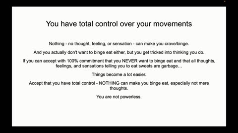 Post-Course Lesson 3: Three-Step Plan to Overcome Food Cravings, Emotional/Binge Eating