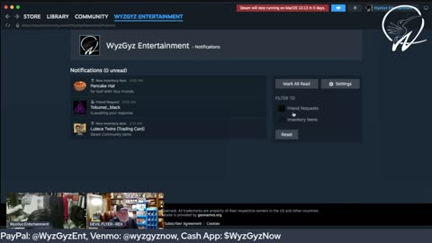 Welcome to WyzGyz Entertainment LIVE!