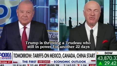 Kevin O'Leary speak on Donald Trumps 25% Tariffs on Canada