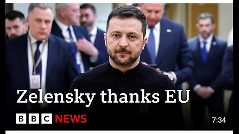 "President Zelensky Thanks Europe for Supporting Ukraine | Unity & Resilience"