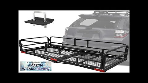 Trailer Hitch Cargo Rack 60 x 24 x 14 Inch Folding Hitch Review