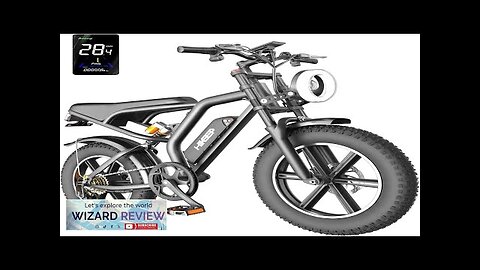 Electric Bike for Adults 20 inch Fat Tire Ebike with 1000W Motor Review