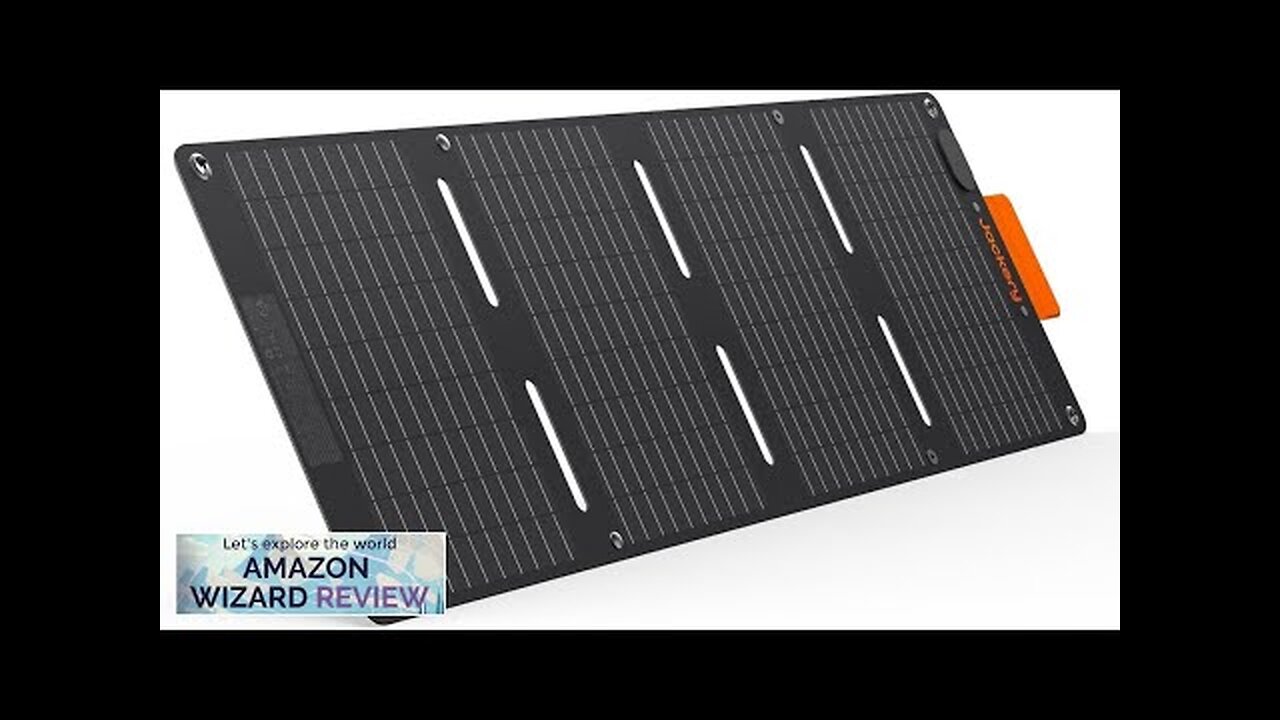 Jackery SolarSaga 40W Mini Solar PanelPortable Solar Panels with USB-C & USB-A Review