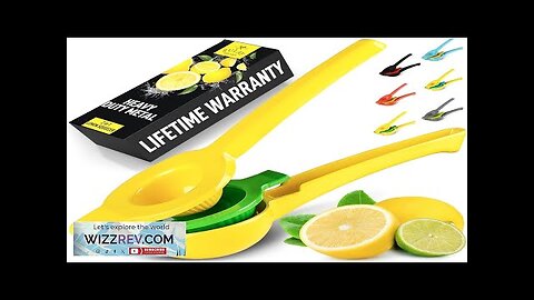 Zulay Kitchen Metal 2-in-1 Lemon Squeezer Sturdy Max Extraction Hand Juicer Review