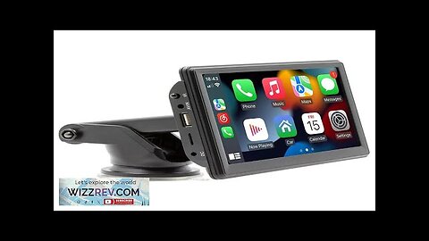 Wireless Carplay AHD 7" Portable Car MP5 Player bluetooth Multimedia Card Slot Review