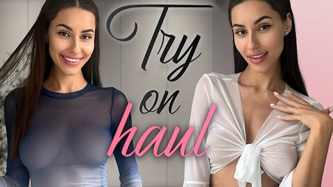 TRANSPARENT BLOUSE | TRY ON HAUL