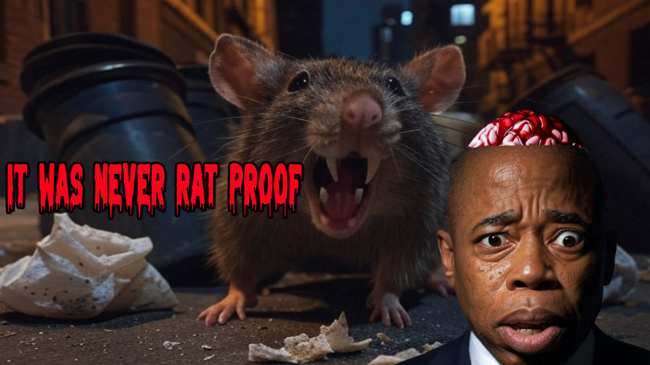 NYC New Garbage cans are not RAT PROOF as promised by Mayor Adams