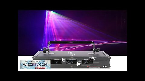 3 Lens Scanner Line Laser Light 330MW RGB Laser Projector Light DJ Review