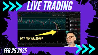 $Bitcoin Breakout or Bull Trap? Live Trading 2/21/2025 $Crypto, $Forex, $Stocks, $Gold $Silver