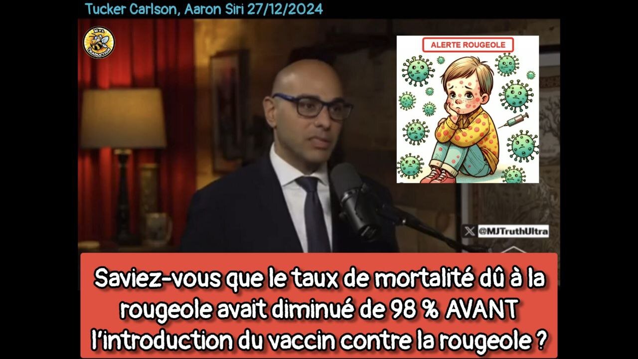 La rougeole avait diminué de 98 % AVANT l’introduction du vaccin contre la rougeole.