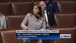 AOC is NOT HAPPY the 'Protection of Women and Girls in Sports Act' passed