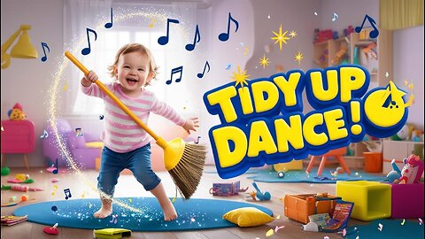 🧹✨ "The Tidy Up Dance! 🕺🎶 – A Fun Clean-Up Song for Kids!" Teach kids to tidy up