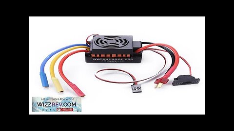 60A Brushless Waterproof ESC Electric Speed Controller for 1/10 RC Car Parts Review