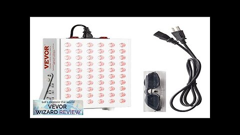 VEVOR Red Light Therapy for Body Face 60 Dual-Chip LEDs Red 660nm Review