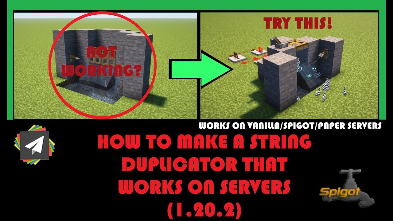 Minecraft String Farm That Works on Serves - 1.20.X (Paper/Spigot/Bukkit)