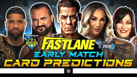 WWE Fastlane 2025 - Match Card Predictions | Bevelock