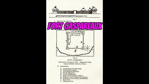 Fort Gaspareaux Nation Historic Site. #shorts #war #canada