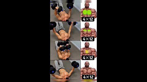 chest workout with Dumbbells